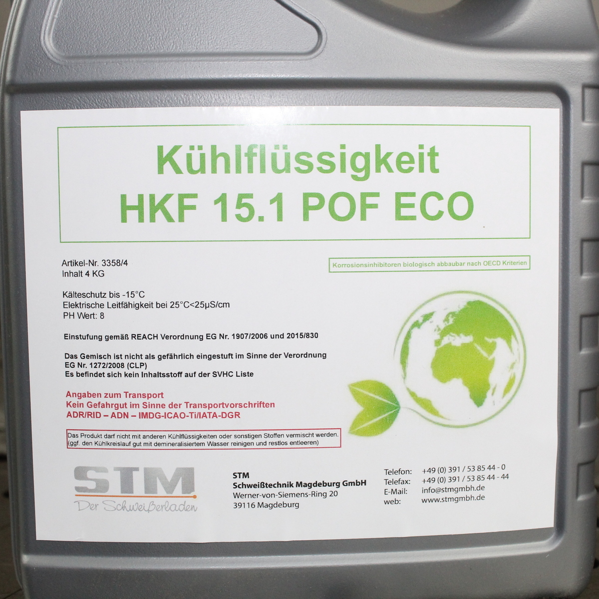 Kühlflüssigkeit HKF 15.1-POF Eco - Der Schweißerladen