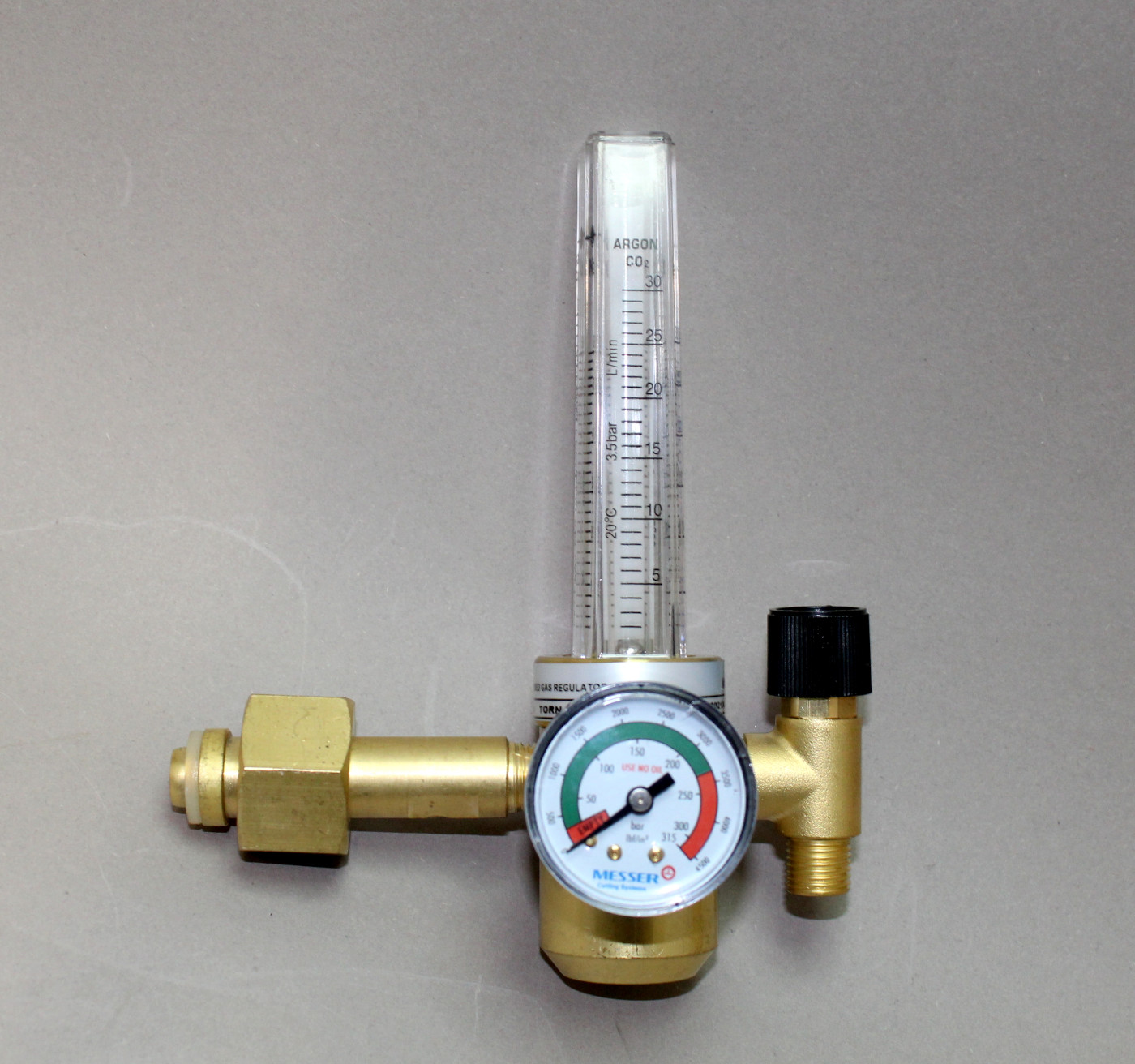 Druckregler Druckminderer Argon CO2 Schutzgas mit Flowmeter
